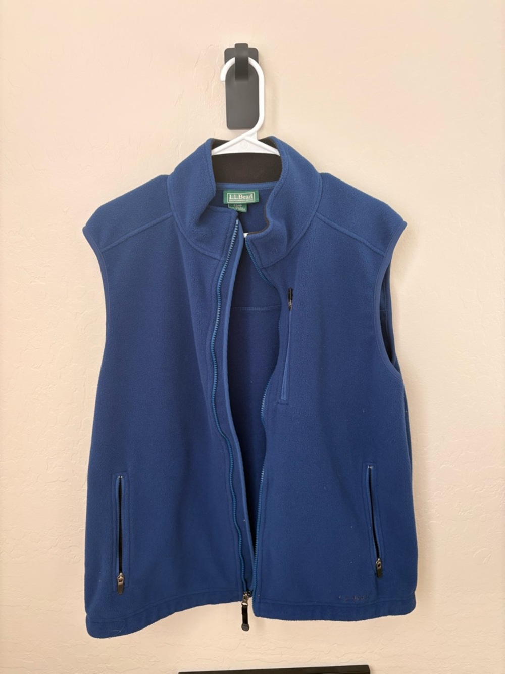 L.L. Bean Men's Vintage 90’s Blue Fleece Vest